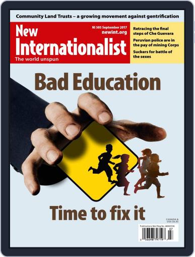 New Internationalist September 1st, 2017 Digital Back Issue Cover