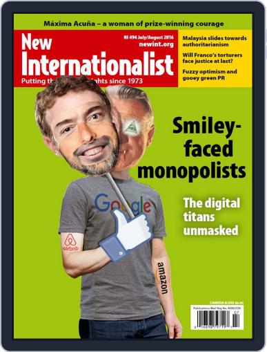 New Internationalist June 30th, 2016 Digital Back Issue Cover