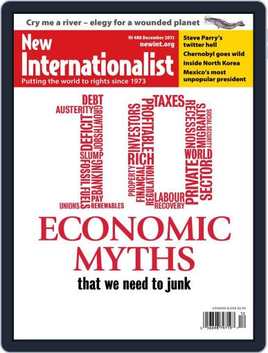 New Internationalist November 13th, 2015 Digital Back Issue Cover