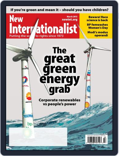 New Internationalist February 16th, 2015 Digital Back Issue Cover