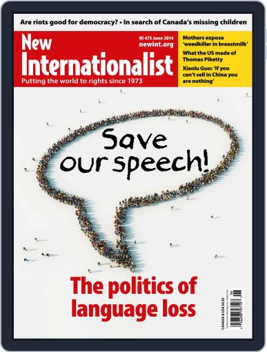 New Internationalist May 26th, 2014 Digital Back Issue Cover