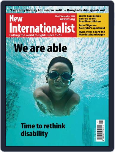 New Internationalist October 22nd, 2013 Digital Back Issue Cover