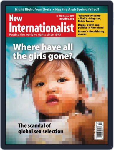 New Internationalist September 24th, 2013 Digital Back Issue Cover