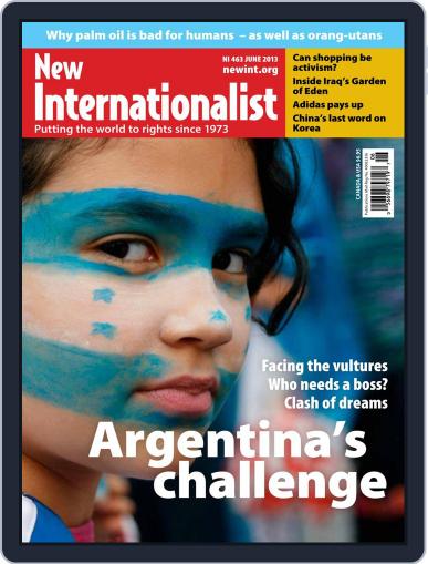 New Internationalist May 28th, 2013 Digital Back Issue Cover