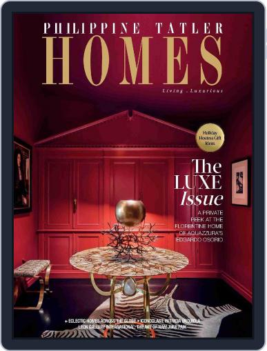 Tatler Homes Philippines November 9th, 2018 Digital Back Issue Cover