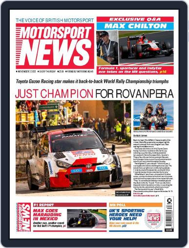 Motorsport News November 2nd, 2023 Digital Back Issue Cover