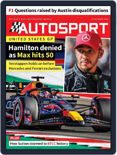 Autosport October 26th, 2023 Digital Back Issue Cover