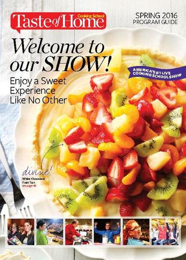 Taste Of Home Cooking School February 1st, 2016 Digital Back Issue Cover