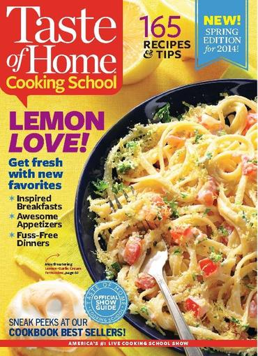 Taste Of Home Cooking School March 10th, 2014 Digital Back Issue Cover