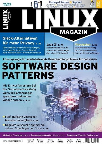 Linux Magazin germany November 2nd, 2023 Digital Back Issue Cover
