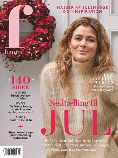 femina Denmark November 2nd, 2023 Digital Back Issue Cover