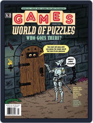 Games World of Puzzles October 26th, 2023 Digital Back Issue Cover