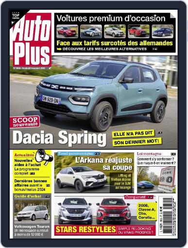Auto Plus France November 3rd, 2023 Digital Back Issue Cover