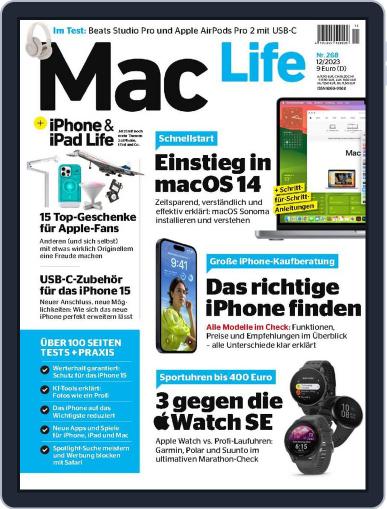 MacLife Germany November 1st, 2023 Digital Back Issue Cover