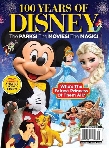 100 Years Of Disney - The Parks! The Movies! The Magic! November 1st, 2023 Digital Back Issue Cover