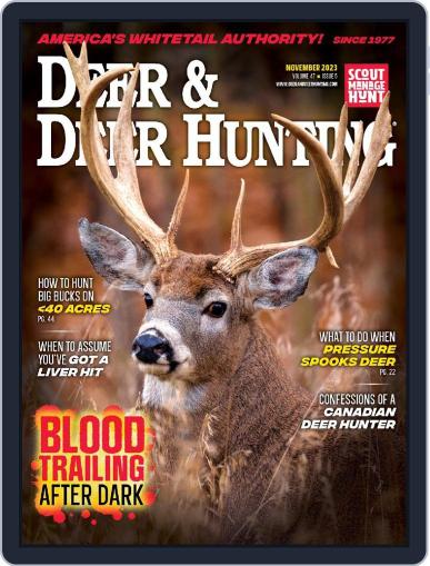 Deer & Deer Hunting November 1st, 2023 Digital Back Issue Cover