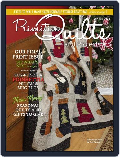 Primitive Quilts And Projects October 3rd, 2023 Digital Back Issue Cover