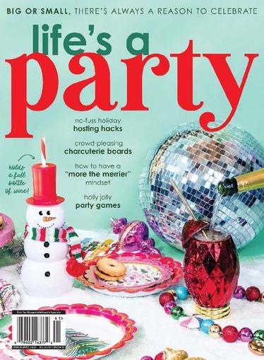 Life's a Party - Winter 2023 November 1st, 2023 Digital Back Issue Cover