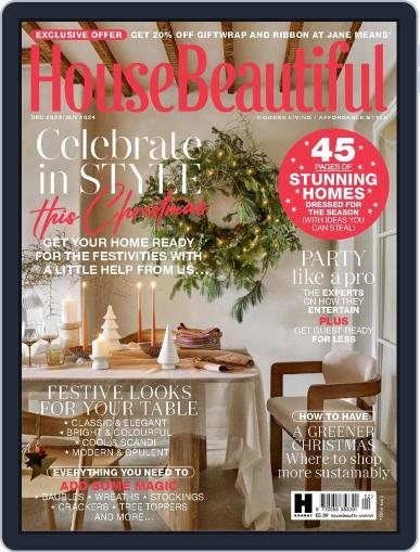 House Beautiful UK December 1st, 2023 Digital Back Issue Cover
