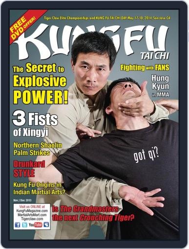 Kung Fu Tai Chi October 3rd, 2013 Digital Back Issue Cover