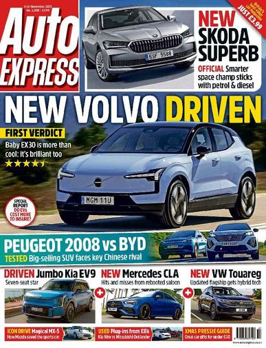 Auto Express November 8th, 2023 Digital Back Issue Cover