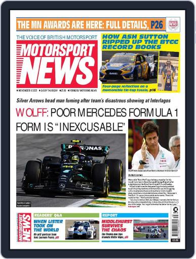 Motorsport News November 9th, 2023 Digital Back Issue Cover