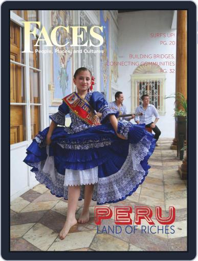 Faces People, Places, and World Culture for Kids and Children July 1st, 2015 Digital Back Issue Cover
