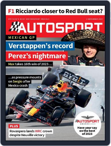 Autosport November 2nd, 2023 Digital Back Issue Cover