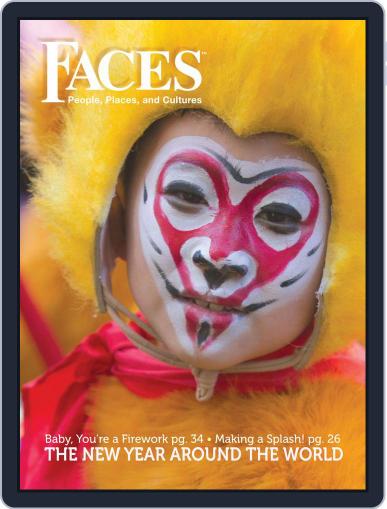 Faces People, Places, and World Culture for Kids and Children January 1st, 2016 Digital Back Issue Cover