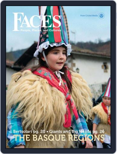 Faces People, Places, and World Culture for Kids and Children July 1st, 2016 Digital Back Issue Cover