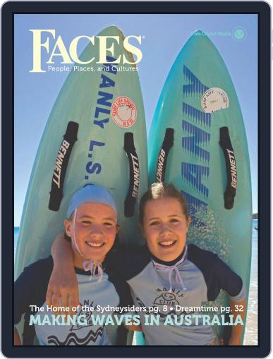 Faces People, Places, and World Culture for Kids and Children April 1st, 2017 Digital Back Issue Cover