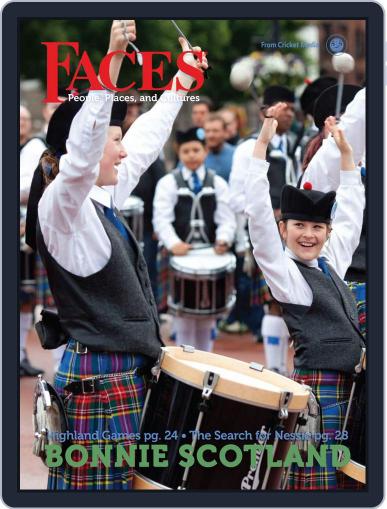 Faces People, Places, and World Culture for Kids and Children February 1st, 2018 Digital Back Issue Cover