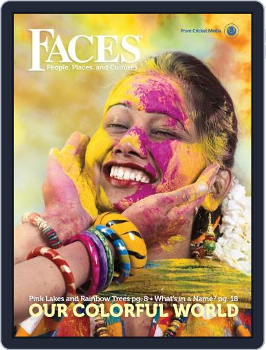 Faces People, Places, and World Culture for Kids and Children July 1st, 2018 Digital Back Issue Cover