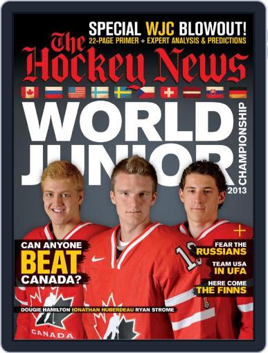 The Hockey News December 31st, 2012 Digital Back Issue Cover