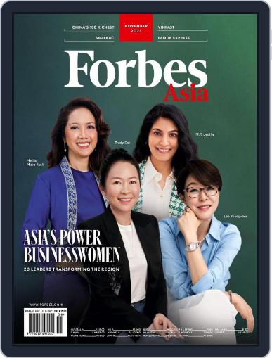 Forbes Asia November 1st, 2023 Digital Back Issue Cover