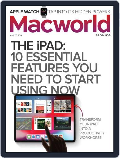 Macworld August 1st, 2019 Digital Back Issue Cover