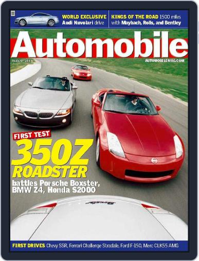 Automobile (API ONLY) August 1st, 2003 Digital Back Issue Cover