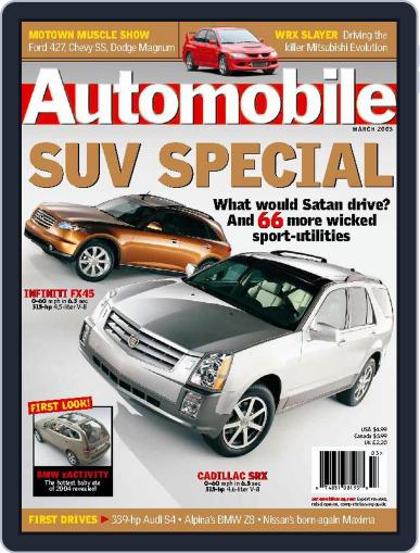 Automobile (API ONLY) March 1st, 2003 Digital Back Issue Cover