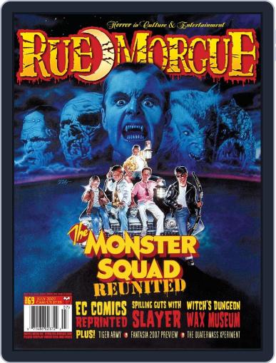 RUE MORGUE July 1st, 2007 Digital Back Issue Cover