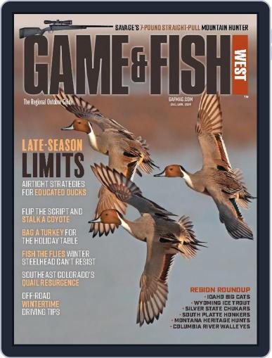 Game & Fish West December 1st, 2023 Digital Back Issue Cover