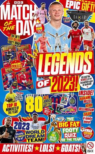 Match Of The Day November 15th, 2023 Digital Back Issue Cover