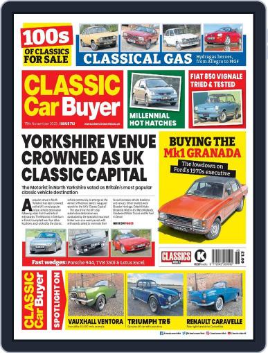 Classic Car Buyer November 15th, 2023 Digital Back Issue Cover