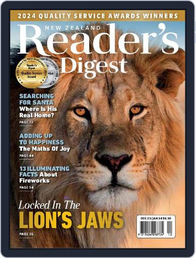 Reader’s Digest New Zealand December 1st, 2023 Digital Back Issue Cover