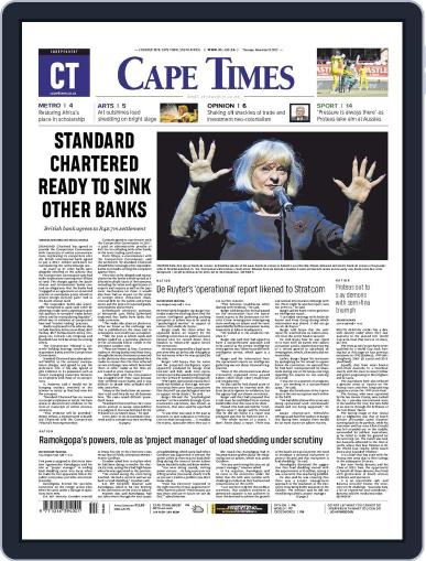 Cape Times November 16th, 2023 Digital Back Issue Cover