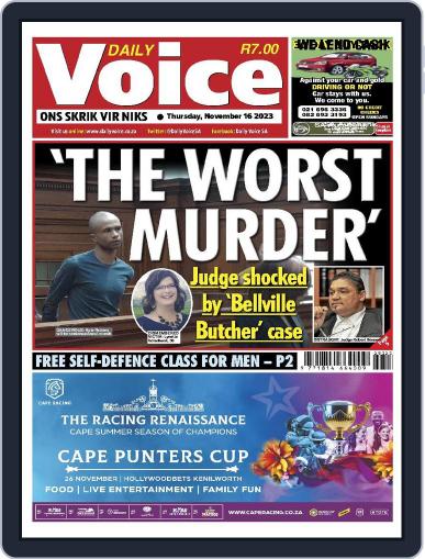 Daily Voice November 16th, 2023 Digital Back Issue Cover