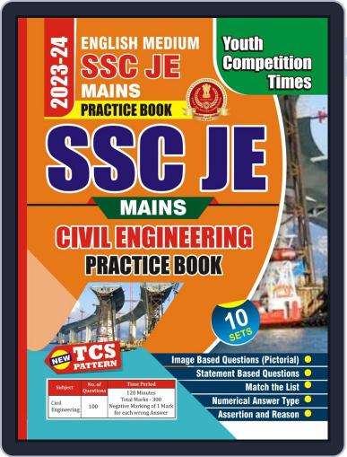 2023-24 SSC JE Mains Civil Engineering Practice Book Digital Back Issue Cover