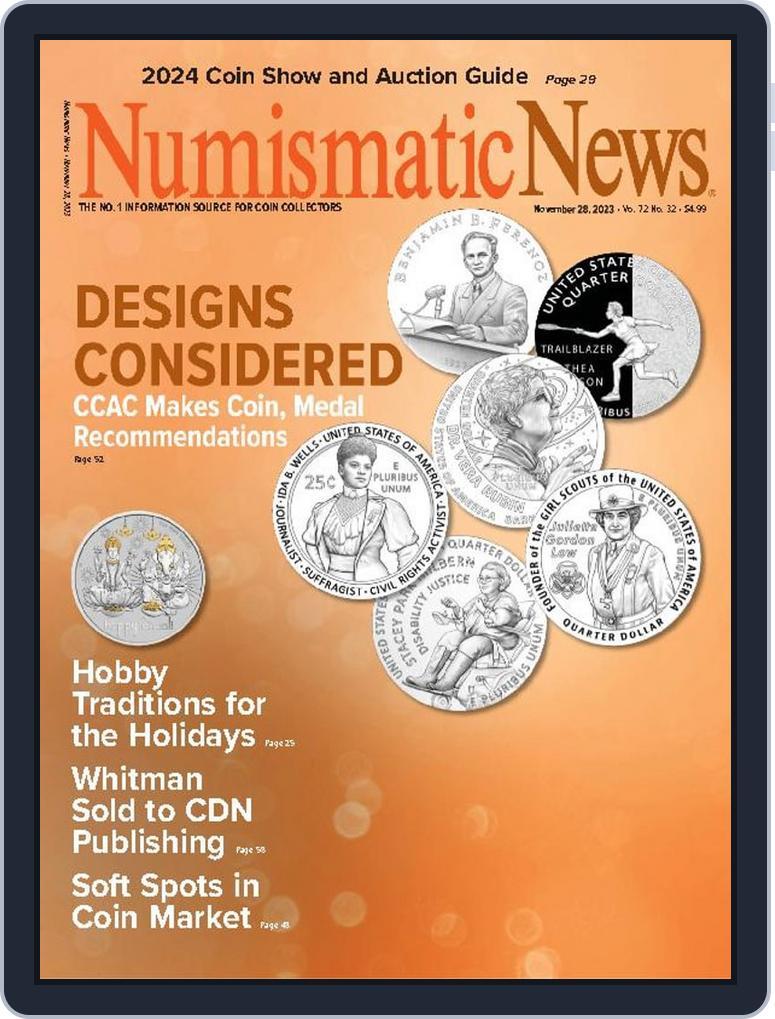Numismatic News (Digital) Subscription                    November 28th, 2023 Issue