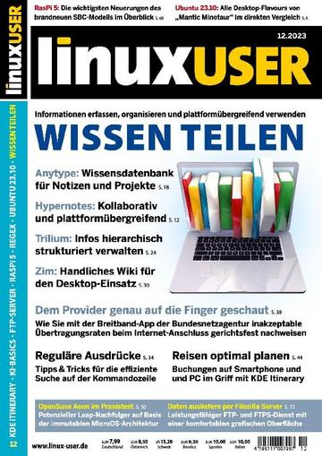 LinuxUser November 16th, 2023 Digital Back Issue Cover