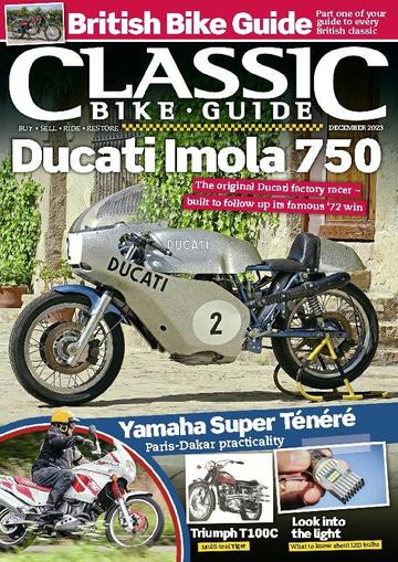 Classic Bike Guide December 1st, 2023 Digital Back Issue Cover