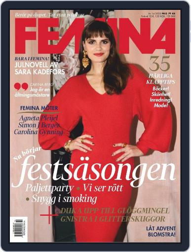 Femina Sweden November 20th, 2023 Digital Back Issue Cover